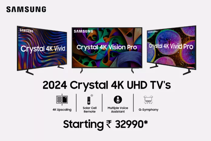 Crystal 4K Samsung Samsung Unveils 2024 Crystal 4K TV Series: Elevating Home Entertainment with Cutting-Edge Features