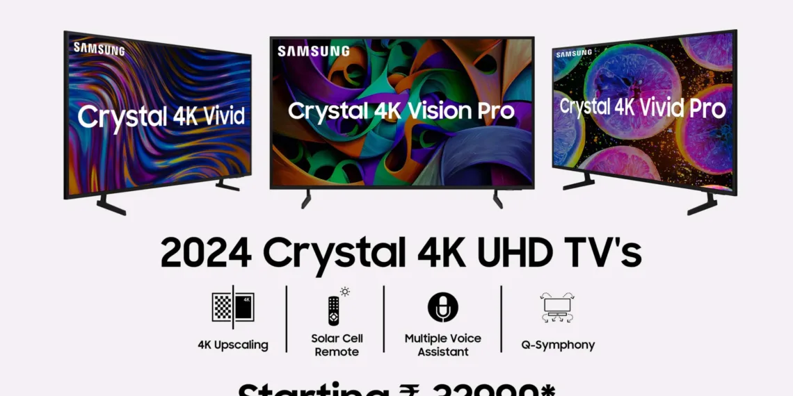 Samsung Unveils 2024 Crystal 4K TV Series: Elevating Home Entertainment with Cutting-Edge Features