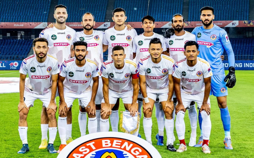 East Bengal Image Credits Twitter A Look at the Dominance of Kolkata Football Clubs in Indian Football This Season As Mohun Bagan Win ISL Shield