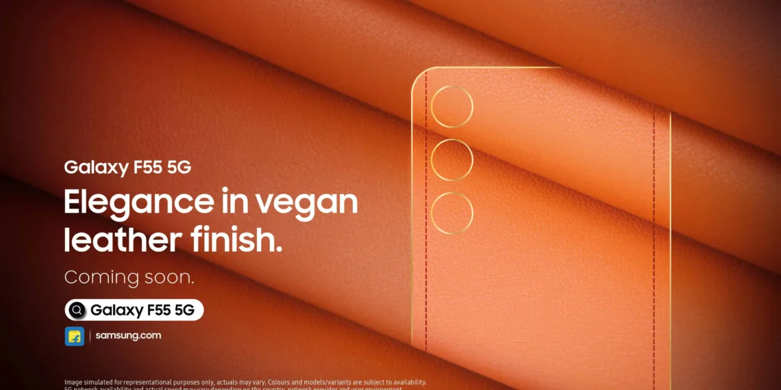 Samsung Galaxy F55 5G with Premium Vegan Leather Finish to launch soon