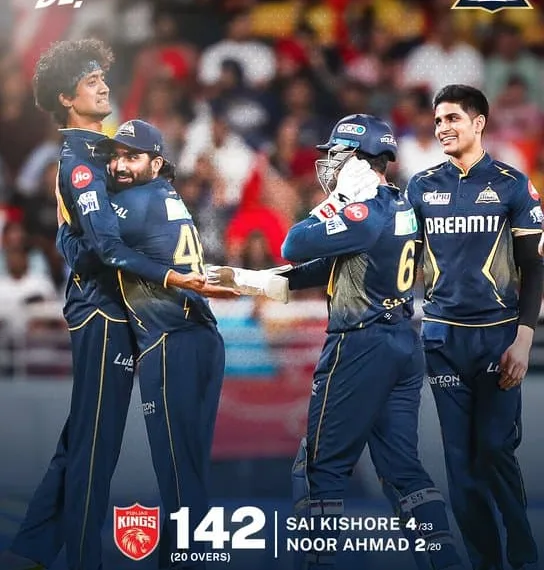 IPL 2024 PBKS vs GT : GT Secures 3 Wicket Win over PBKS