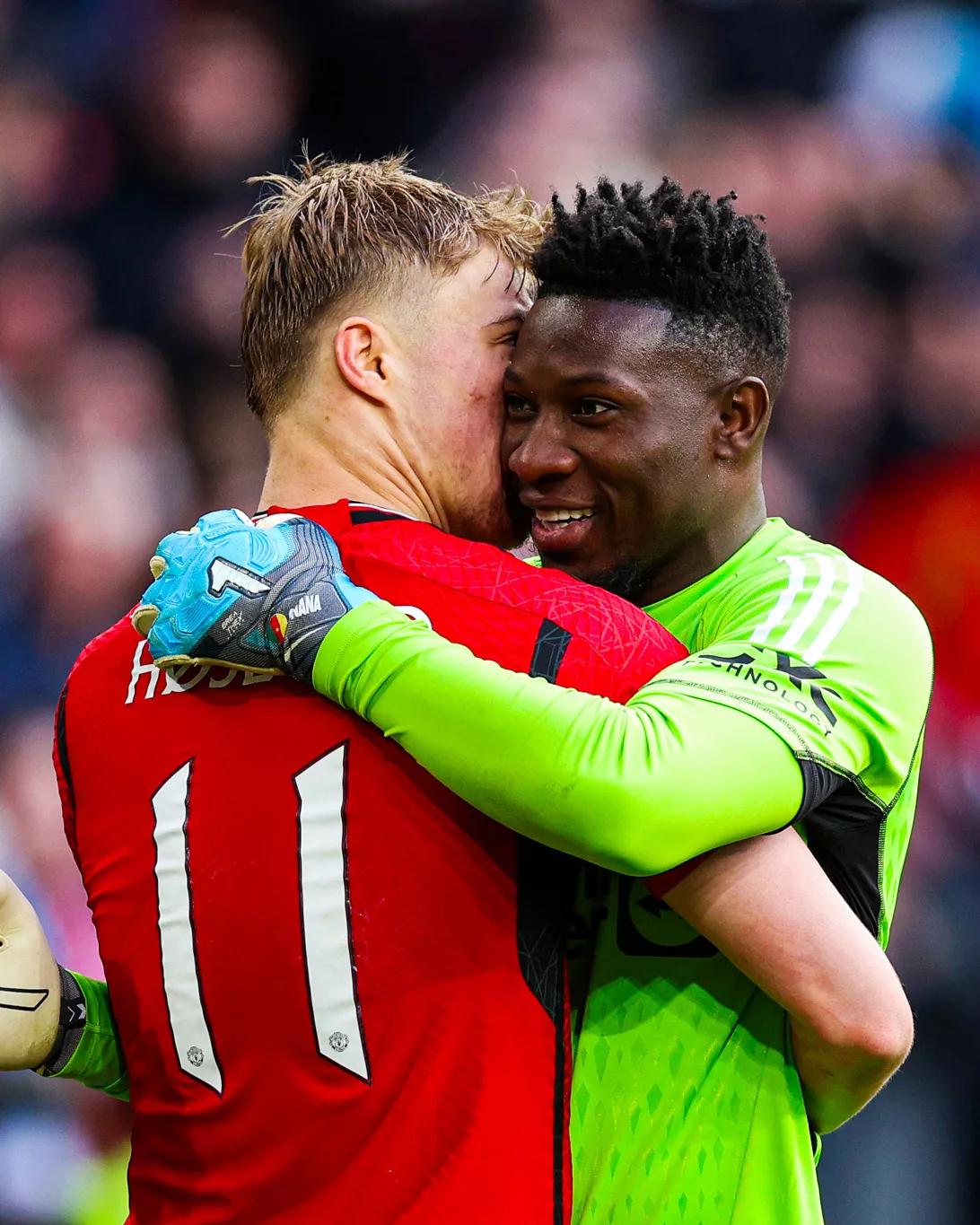 Rasmus Hojlund Andre Onana Manchester United