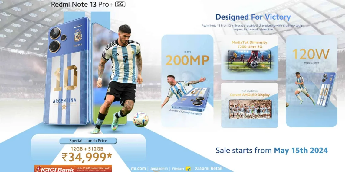 Exclusive Redmi Note 13 Pro+ 5G World Champions Edition launched