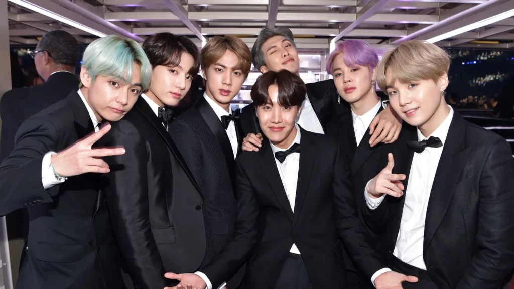 GettyImages 1097661412 iHeartRadio Music Awards: BTS' ARMY Clinches Best Fan Title, Taehyung and J-Hope Claim Major Honors