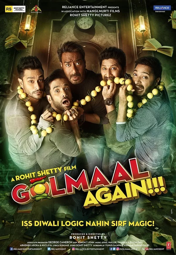 Golmaal Again 2017 Image Credits IMDb jpg Ajay Devgn's 8 Upcoming Sequels To Films Like Singham, Drishyam and Golmaal - Check all the details inside!