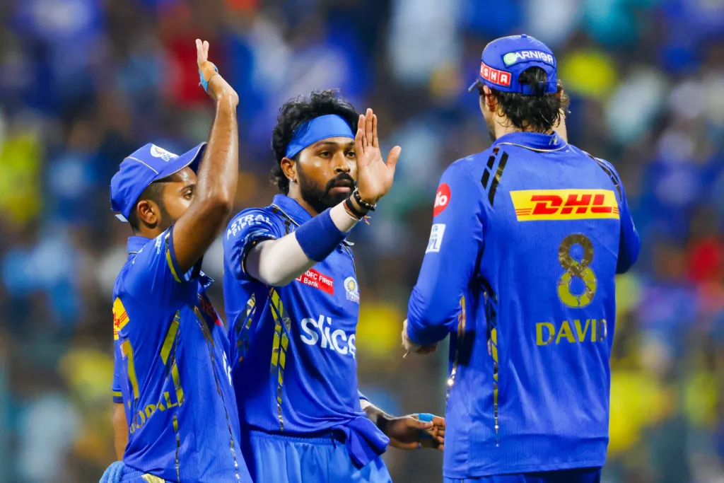 Hardik Pandya Image Credits MI Twitter 1 Rohit Sharma Is The First Indian Player to Criticize BCCI’s Impact Player Rule As He's 'Not a Fan' of It in IPL