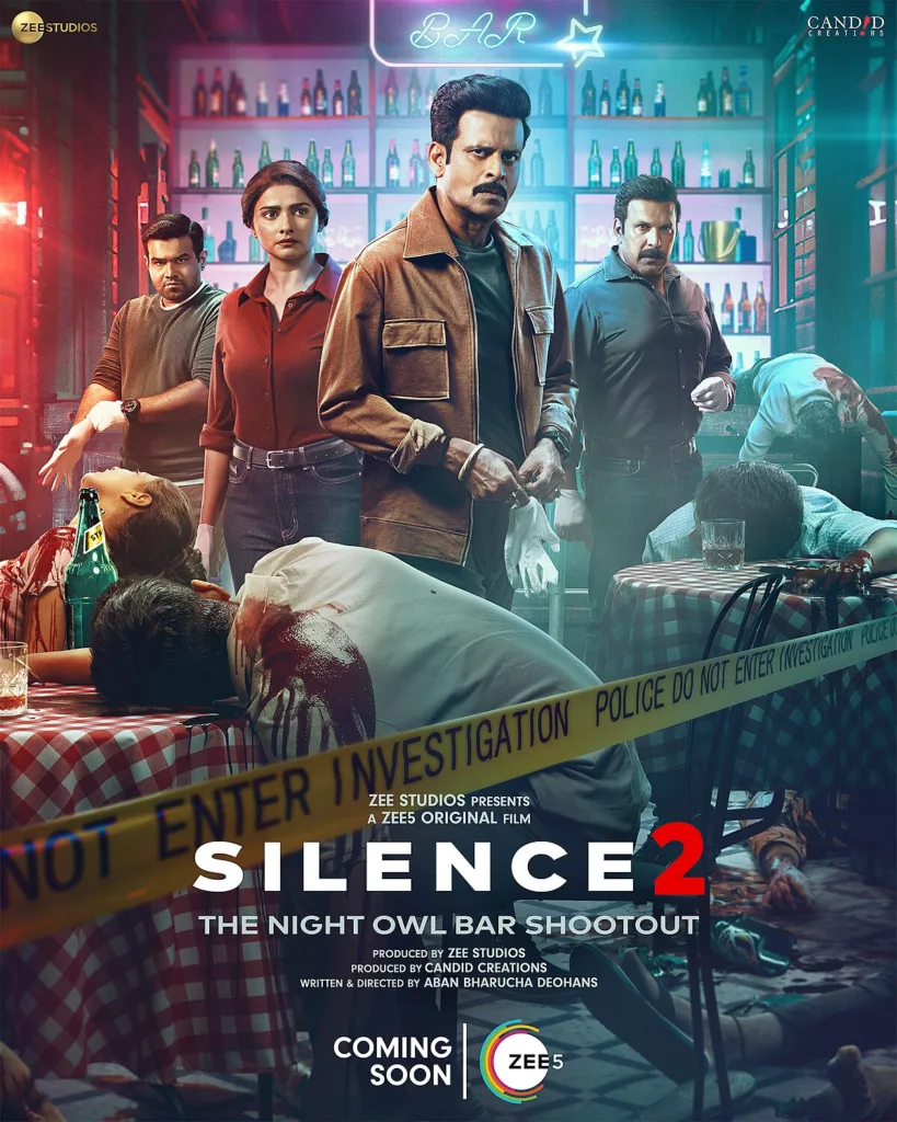 Silence 2 Poster Silence 2 OTT Release Date: Silence 2 The Night Owl Bar Shootout Official Trailer Released
