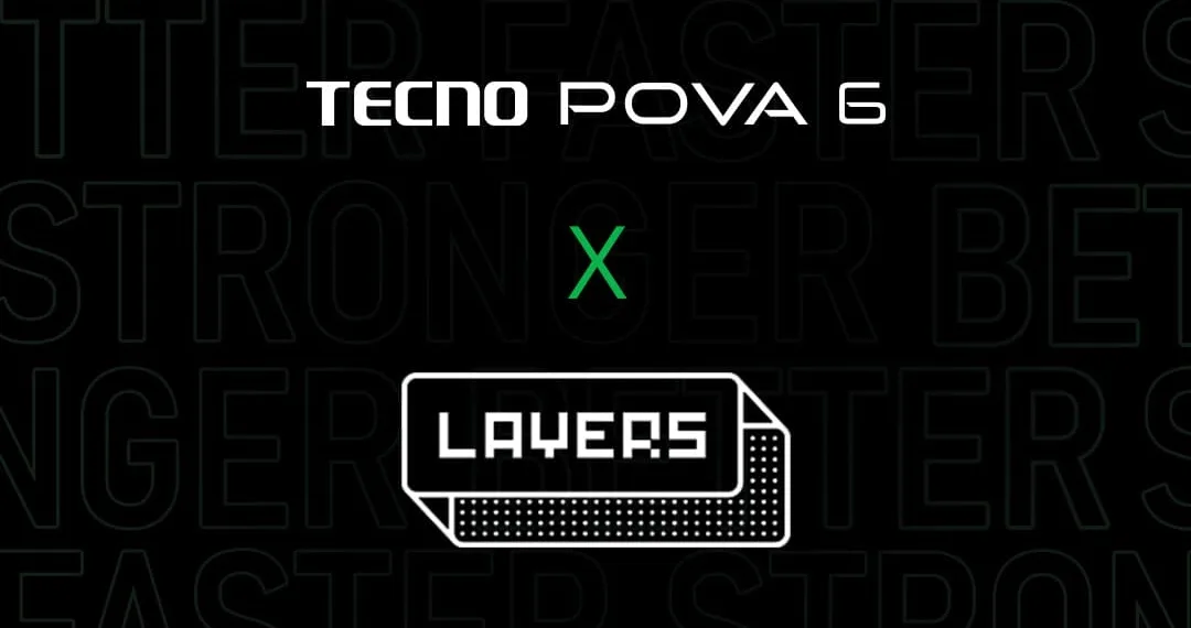 TECNO x Layers Collaboration Unveils Exclusive Mobile Skins for POVA 6 Pro 5G
