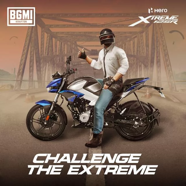 KRAFTON and HERO MotoCorp Rev Up the Gaming World with the Hero Xtreme 125R Finishes Challenge in BGMI