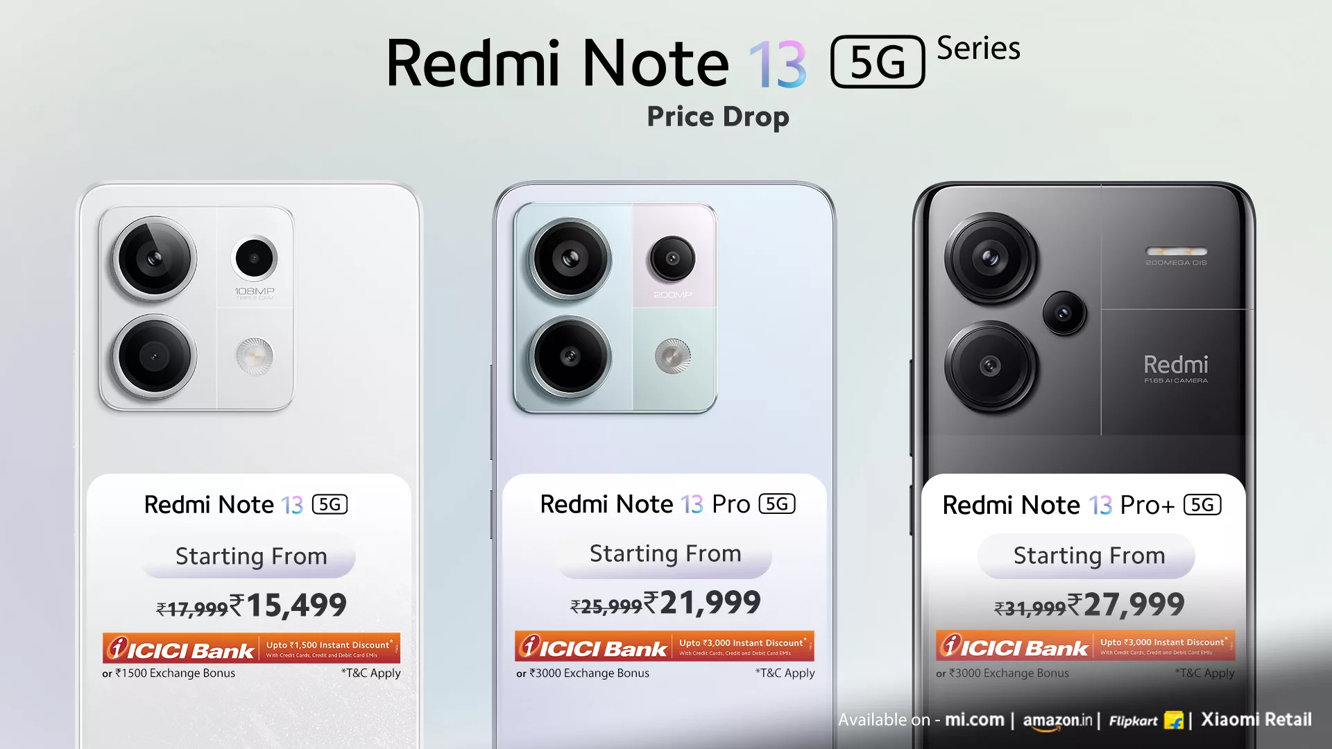 The entire Redmi Note 13 Series lineup’s pricing slashed!