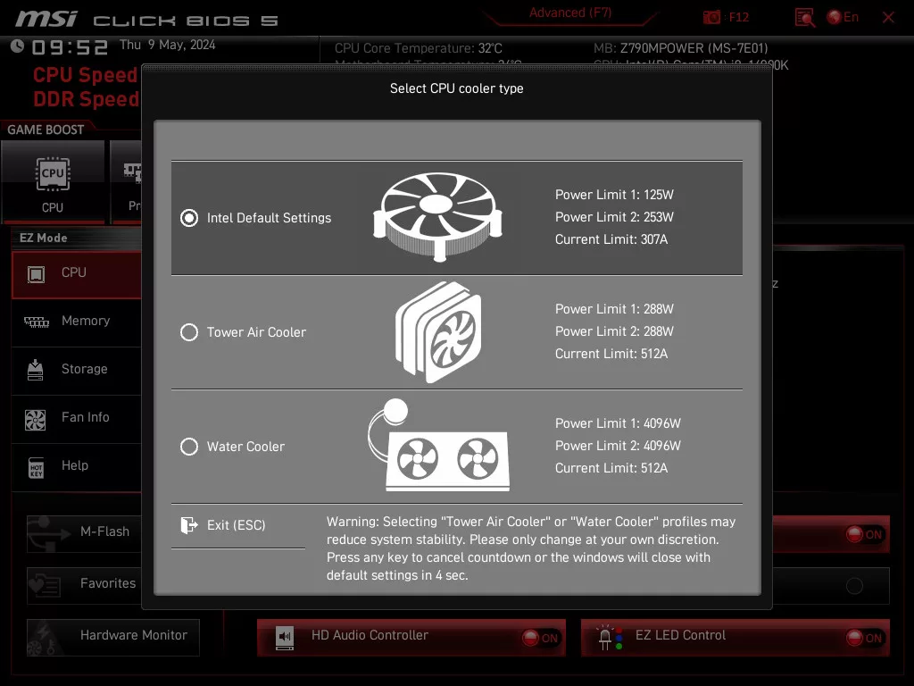 Enhancing Stability for 13th/14th Gen Intel Core Processors with Intel Default Settings