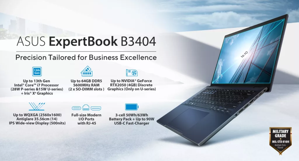 New ASUS ExpertBook B3 laptop series launched in India