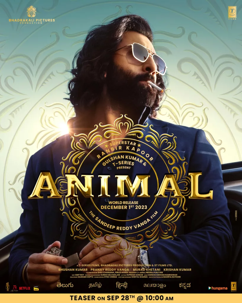 Animal 2023. Image Credits IMDb Top 10 Highest Grossing Hindi Films In The Last 10 Years