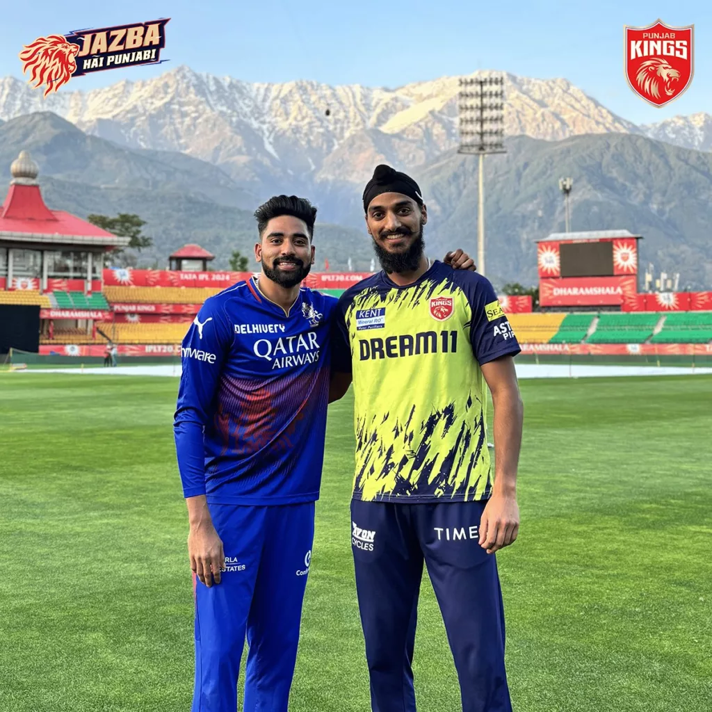 Arshdeep Singh and Mohammed Siraj Image Credits PBKS Twitter IPL 2024: PBKS vs RCB – Match Preview, Prediction, Team News and Fantasy XI