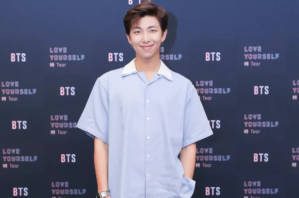 BTS RM Image Credits Billboard BTS' RM Displays Carefree Energy in Latest Music Video for 'Groin'