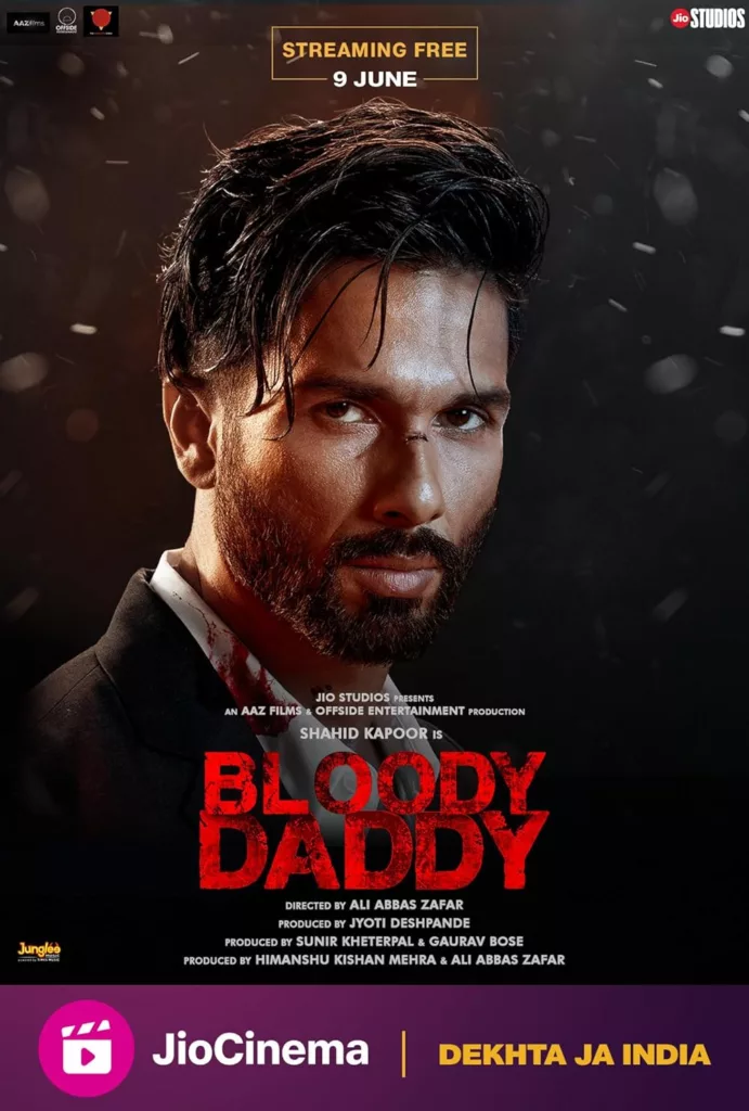 Bloody Daddy 2023. Image Credits IMDb Top 10 Best OTT Original Movies To Stream On OTT Platforms Like JioCinema, Zee5 And More