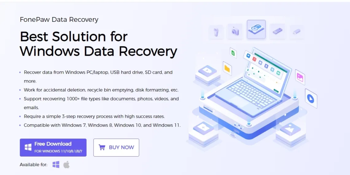 FonePaw Data Recovery Review 2024: Features, Pros & Cons