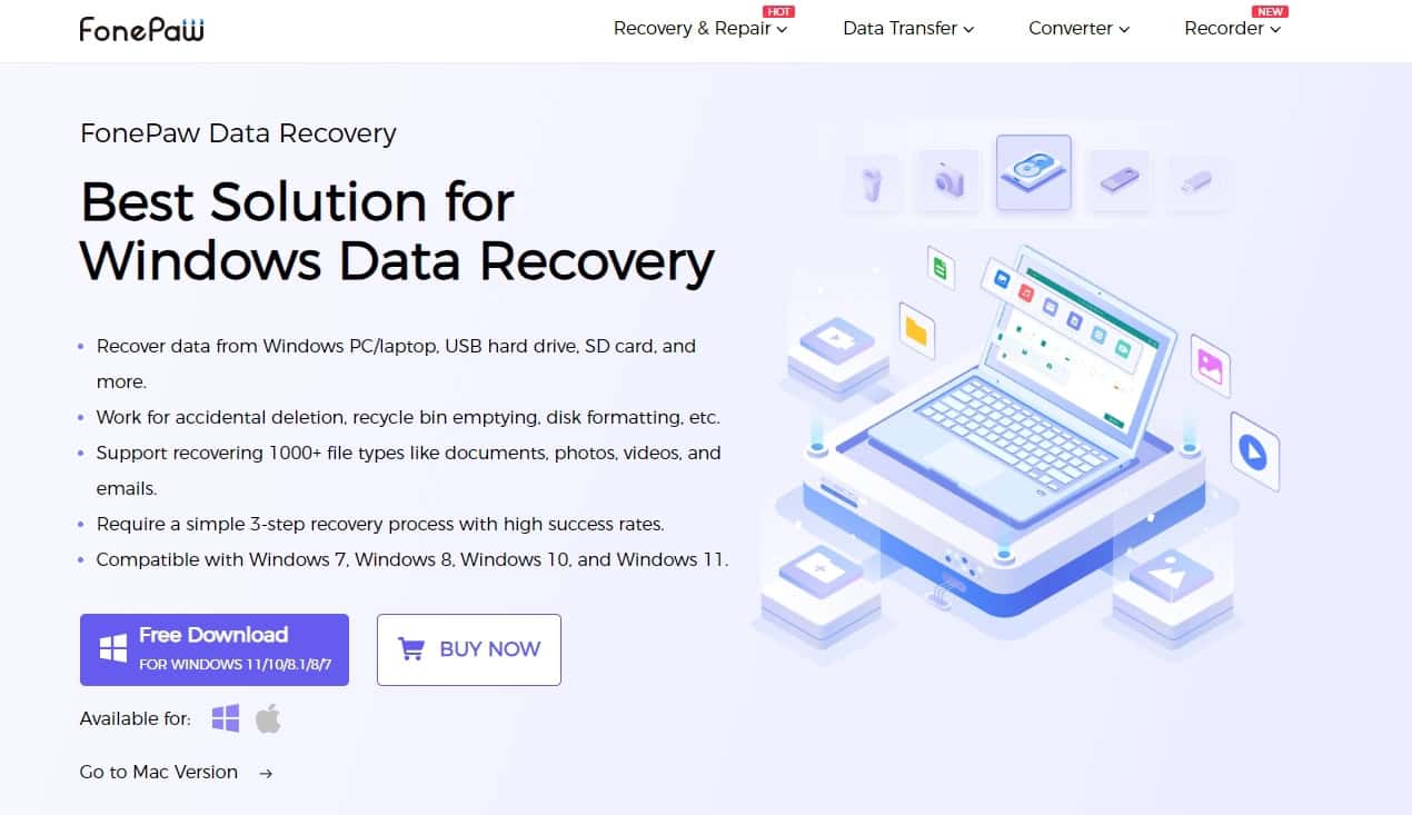 FonePaw Data Recovery Review 2024: Features, Pros & Cons