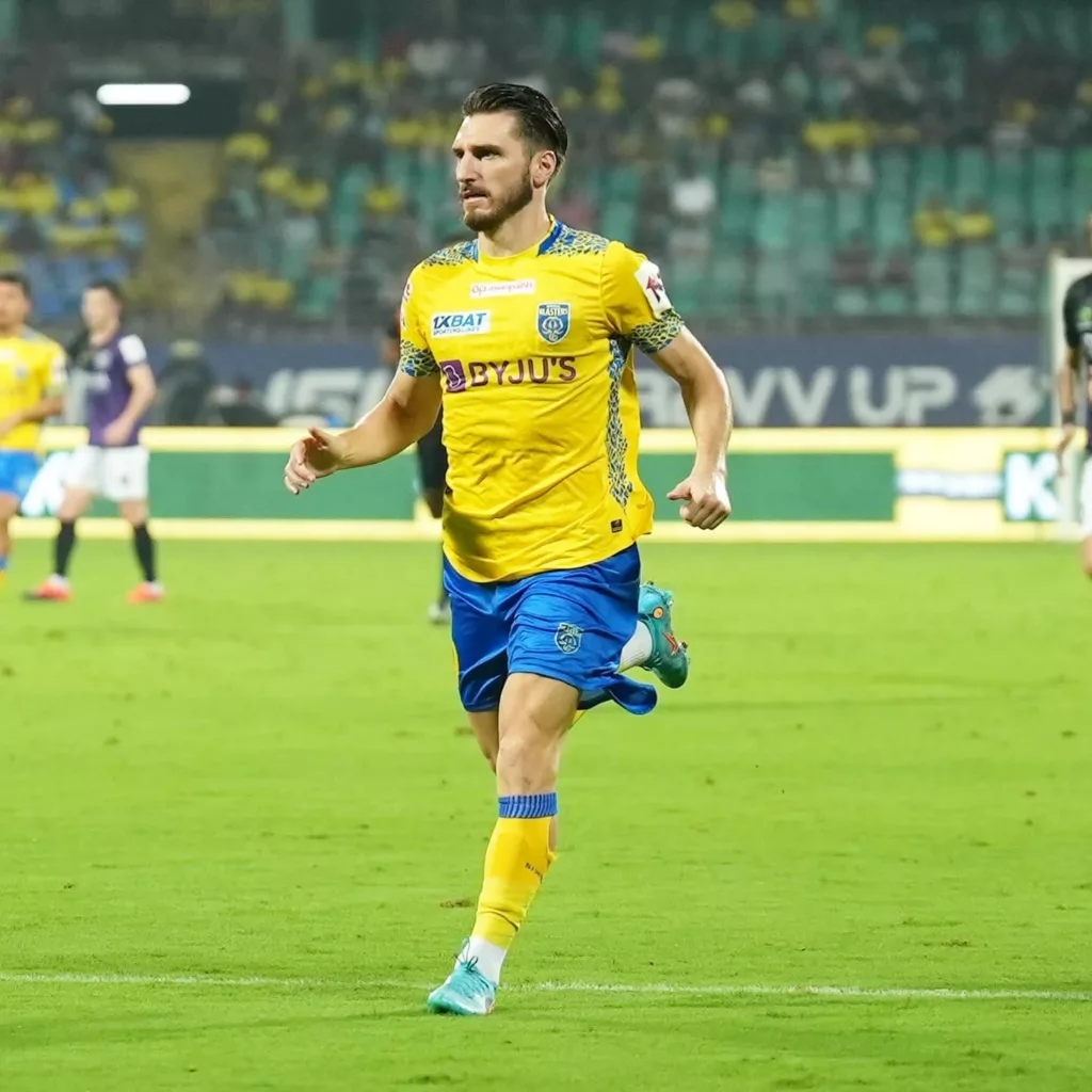 Dimitrios Diamantakos. Image Credits X Indian Super League Set to Abandon Asian Player Rule, Raise Salary Cap for 2024-25 Season