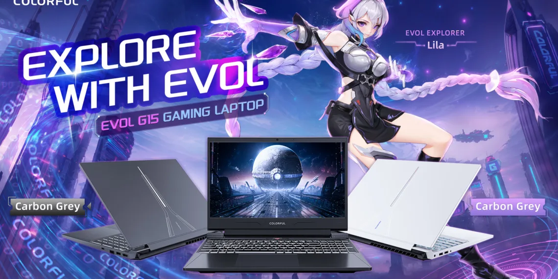New COLORFUL EVOL G Series: Futuristic Gaming Laptops with 13th Gen processors and RTX 4060