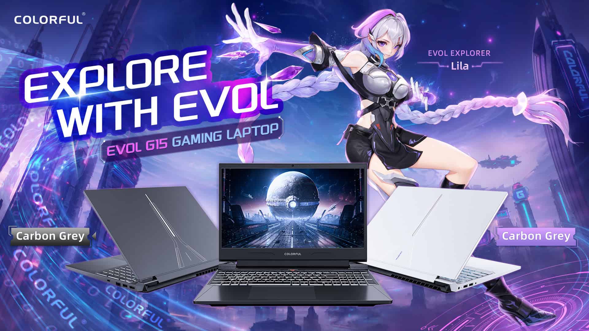 New COLORFUL EVOL G Series: Futuristic Gaming Laptops with 13th Gen processors and RTX 4060
