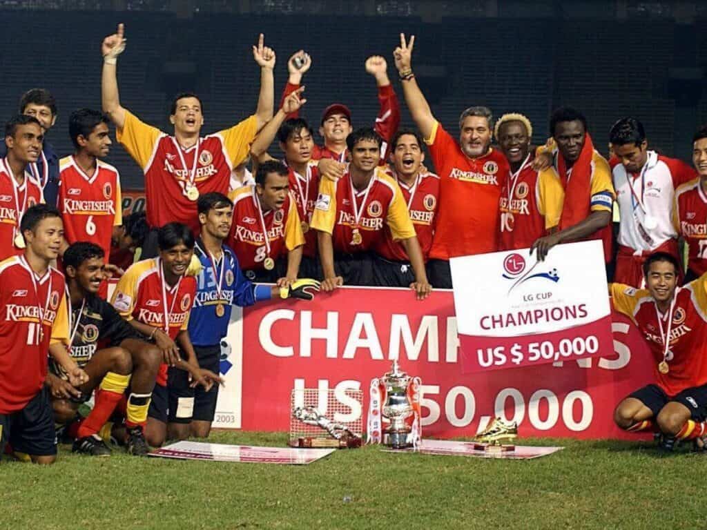 East Bengal win the 2003 ASEAN Club Championship Image Credits AIFF jpg History of Indian Clubs In The AFC Cup: How have Indian Clubs Performed in AFC Champions League and AFC Cup?