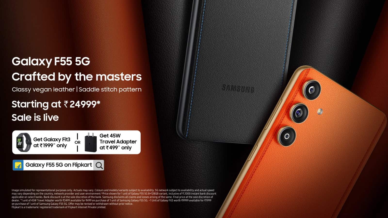 Samsung Unveils Galaxy F55 5G: A Premium Smartphone with Classy Vegan Leather Design