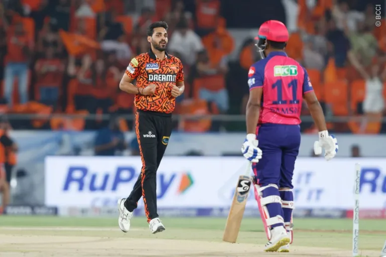 SRH vs RR Bhuvneshwar Kumar