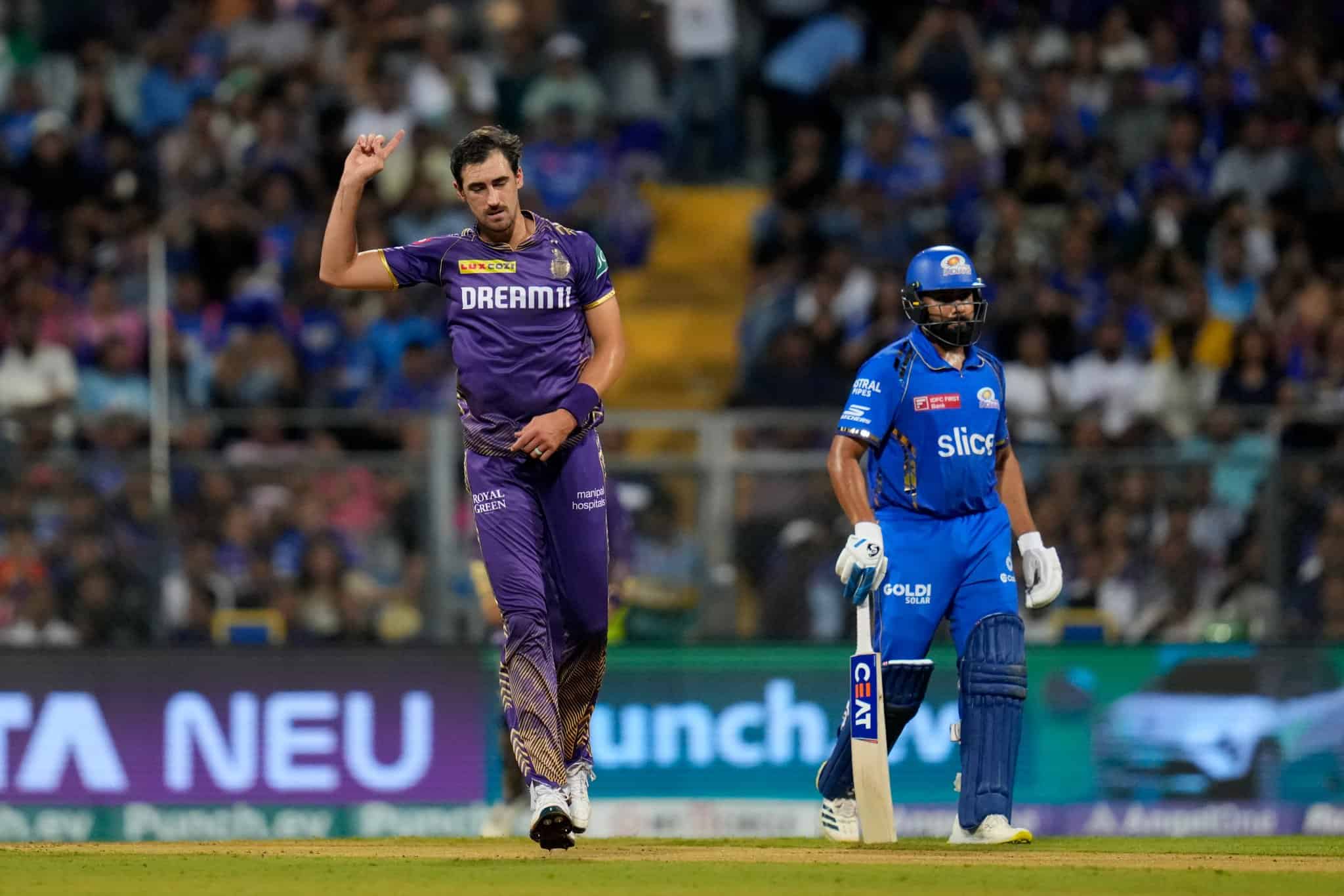 Mitchell Starc KKR vs Mi