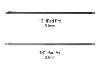 Did You Know: iPad Pro M4 is slimmer than the iPad Air with M2?