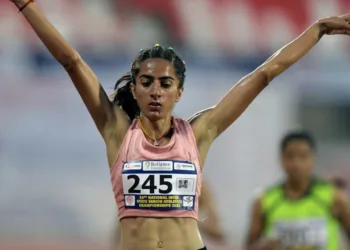 KM Deeksha Sets New National Record