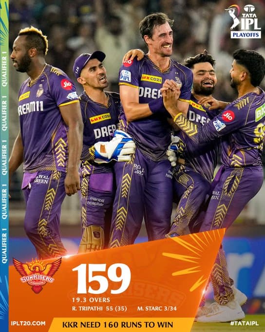 IPL 2024 KKR vs SRH