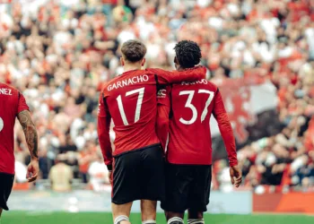 Manchester United FA Cup Alejandro Garnacho and Kobbie Mainoo