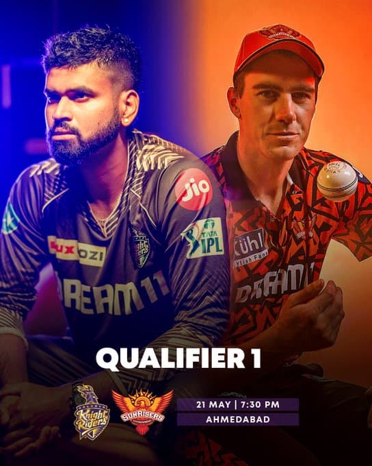 KKR vs SRH. Image Credits KKR Twitter jpg IPL 2024: KKR vs SRH – Match Preview, Prediction, Team News and Fantasy XI 