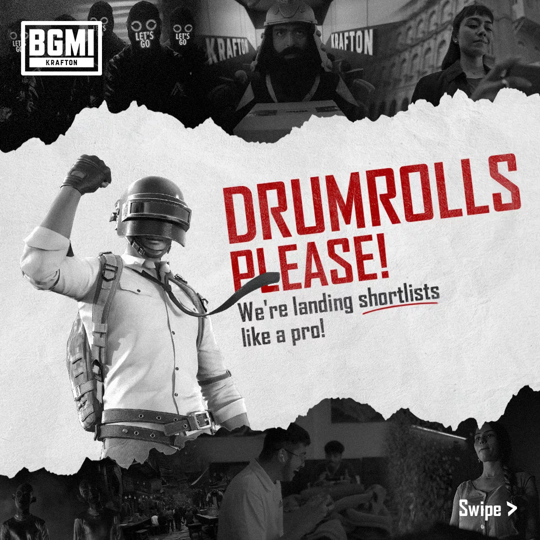 KRAFTON India Shines with 25 Shortlists at the Kyoorius Creative Awards 2024