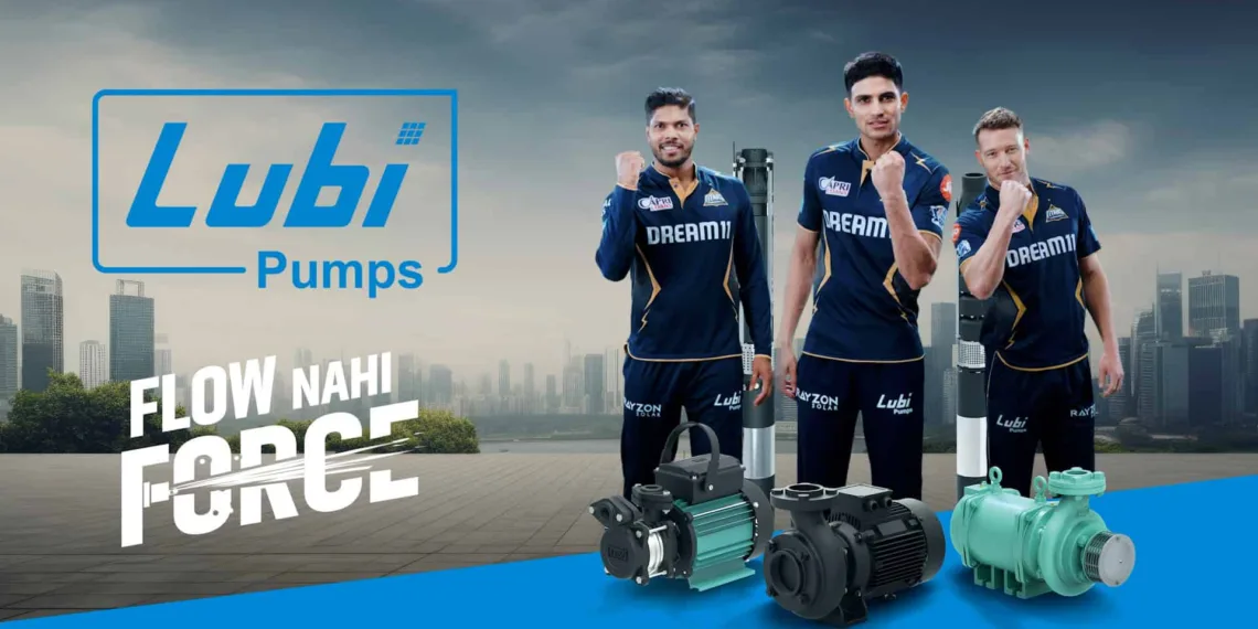 Lubi Pumps Announces its Official Partnership with Gujarat Titans for the Indian T20 League 2024 Season