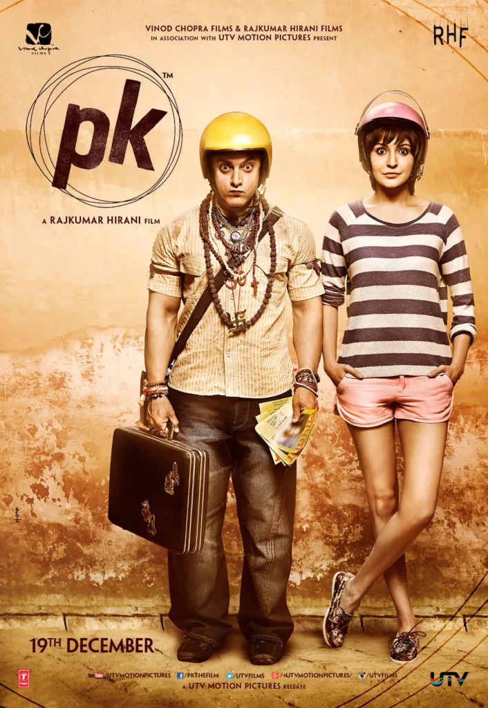 PK 2014. Image Credits IMDb Top 10 Highest Grossing Hindi Films In The Last 10 Years