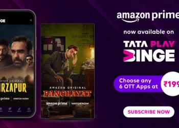 Amazon Prime and Tata Play – Plans & Benefits DTH Packs and Prime Lite with Tata Play Access Prime Video content on any 2 screens (mobile or TV) Access to exclusive deals and free shipping on Amazon Available as a bundle with linear TV packs Price – Starting at INR 199 per month Prime Lite with Tata Play Binge Access Prime Video content on any 2 screens (mobile or TV) Access to exclusive deals and unlimited same day and next day delivery across millions of products Select 6 OTT apps, including Prime Lite at INR 199 per month, or enjoy all 33 apps, including Prime Lite, at INR 349 per month