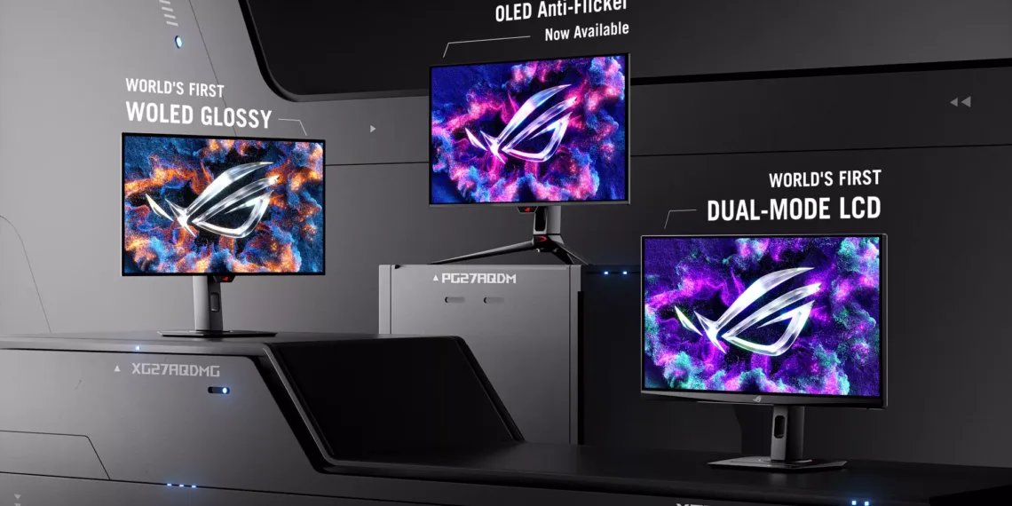 ASUS ROG Unveils Groundbreaking Gaming Monitors: Strix OLED XG27AQDMG and Strix XG27UCG
