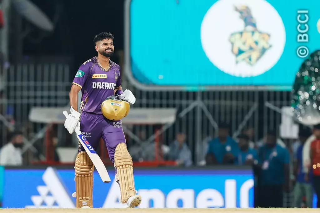 Shreyas IyerImage Credits BCCI Reviewing Kolkata Knight Riders’ IPL 2024 Season: Positives, Negatives and Who Should They Retain Ahead of The 2025 Mega Auction