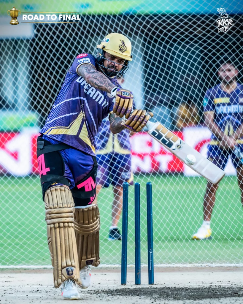 সুনীল নারিন। ছবির কৃতিত্ব KKR টুইটার 1 IPL 2024 ফাইনাল: KKR বনাম SRH - ম্যাচের পূর্বরূপ, ভবিষ্যদ্বাণী, টিম নিউজ এবং ফ্যান্টাসি একাদশ 