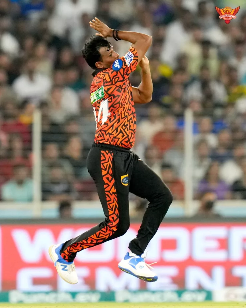 T Natarajan. Image Credits SRH Twitter IPL 2024: RR vs SRH – Match Preview, Prediction, Team News and Fantasy XI 