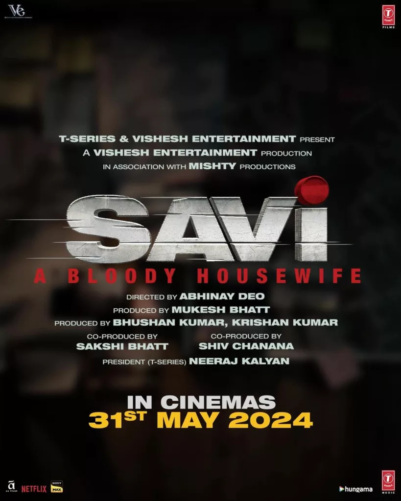 Who is SAVI Will she execute a JailBreak Intrigue secrets mysteries unveil on 31st May in theatres near you 'Savi' Trailer Out: Divya Khosla Kumar Sets On A Dangerous 'Prison Break' Mission to Save Her Husband