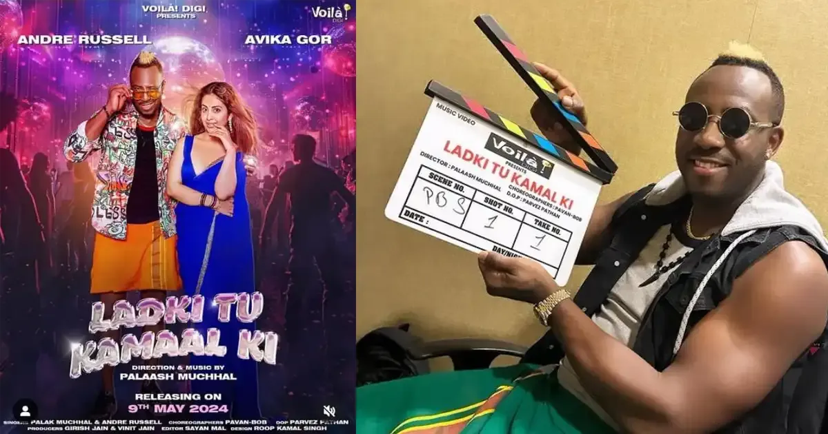 Cricket Sensation Andre Russell Makes Bollywood Debut with Debut Song 'Ladki to Kamaal ki