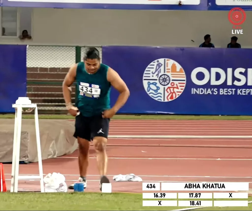 image 1 184 Federation Cup 2024: Abha Khatua Breaks Women’s Shot Put National Record at Federation Cup 2024