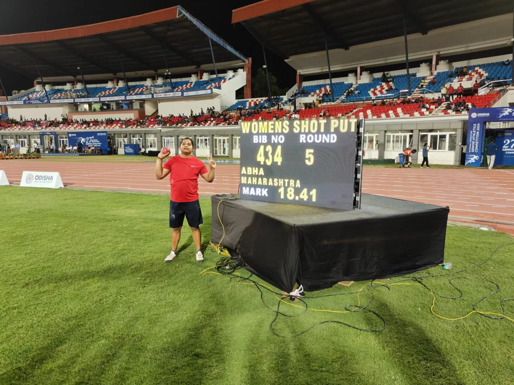 image 1 185 Federation Cup 2024: Abha Khatua Breaks Women’s Shot Put National Record at Federation Cup 2024