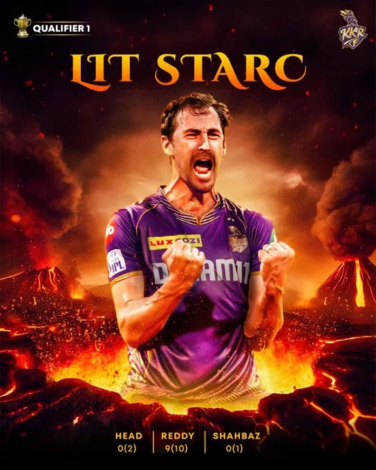 image 18 58 jpg IPL 2024 KKR vs SRH Qualifier 1 - Starc's Heroics Propel KKR into IPL 2024 Final