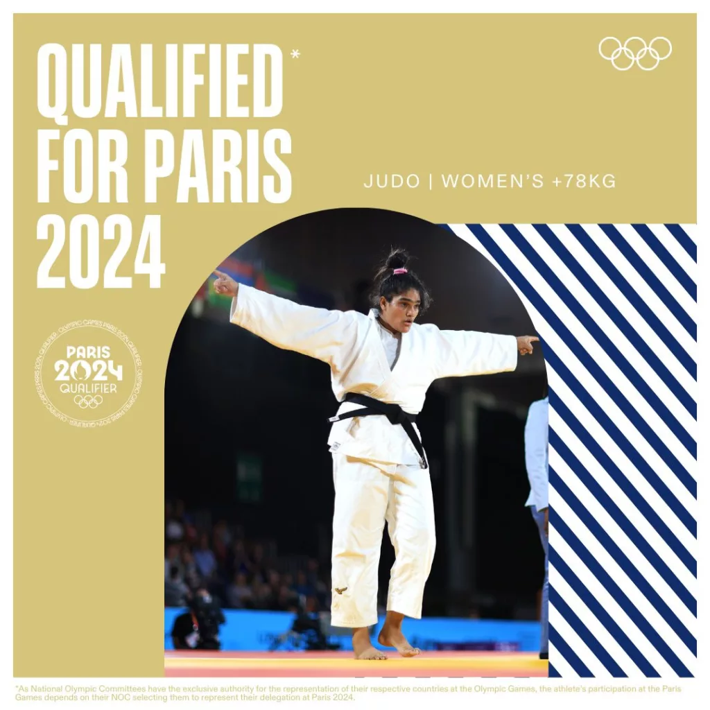 image 34 6 Tulika Maan Secures Spot for Paris 2024 Olympics in +78 kg Judo Category