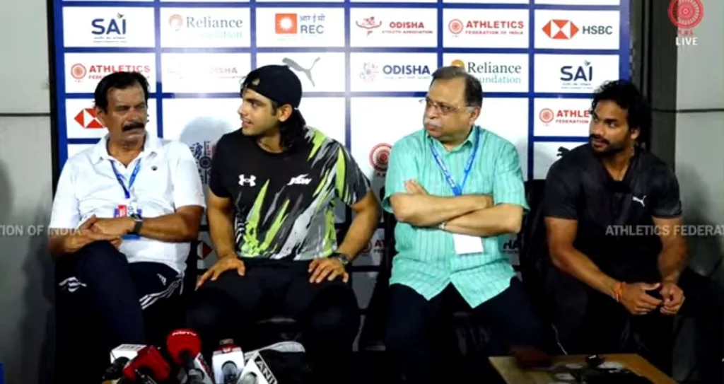 image 8 68 Neeraj Chopra Set to Participate at Ostrava Golden Spike 2024 Following Federation Cup Triumph