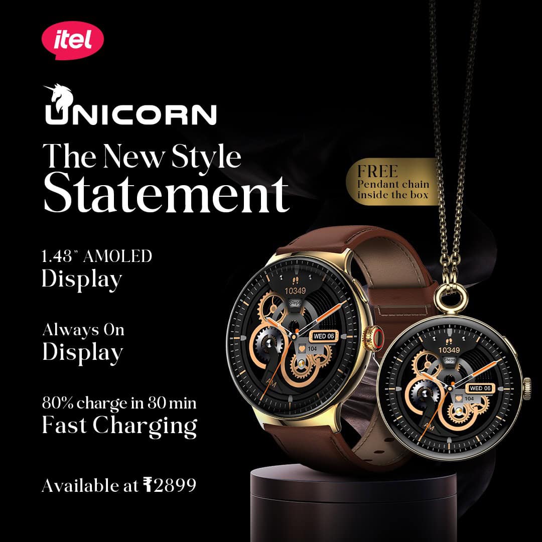 itel Unicorn Pendant Watch: A Stylish Fusion of Fashion and Technology for Gen Z